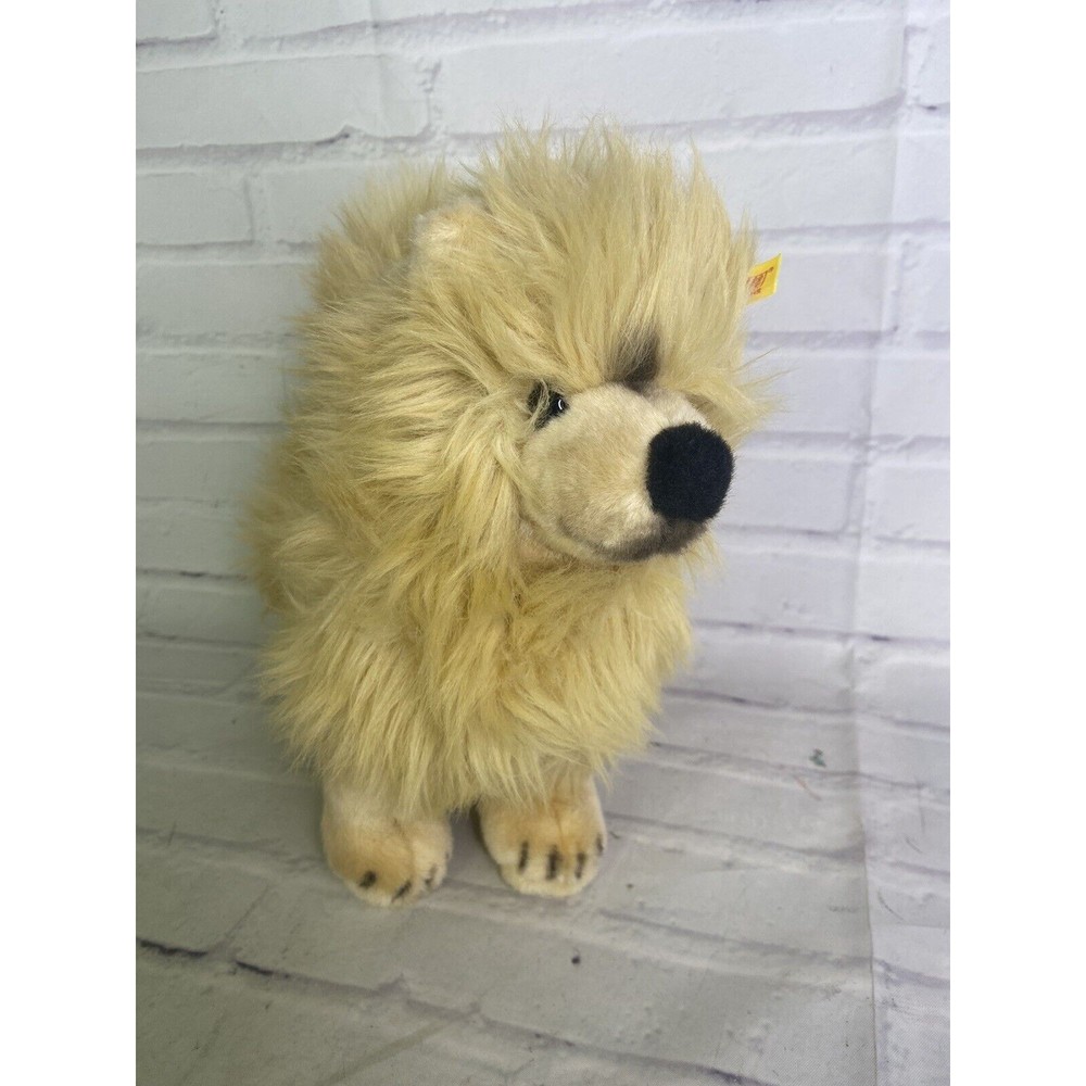 Steiff AKC American Kennel Club Pomeranian Dog Plush Stuffed Animal 669040